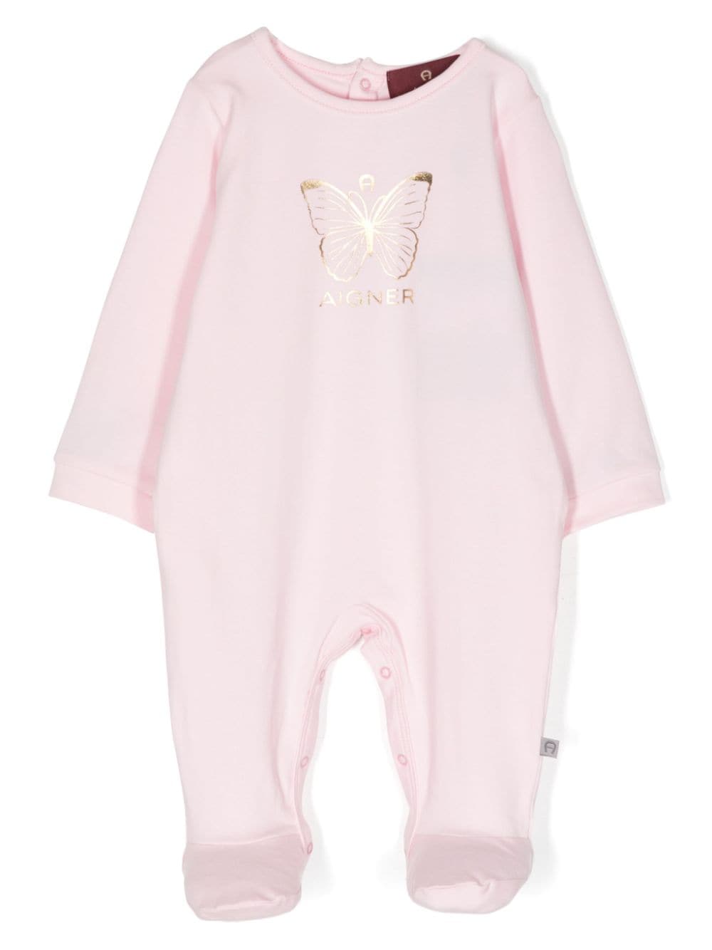 Aigner Kids Pyjama mit Schmetterling-Print - Rosa von Aigner Kids