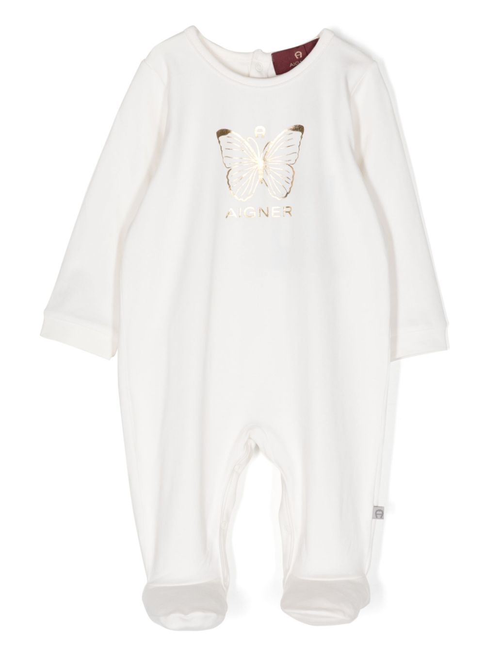 Aigner Kids Pyjama mit Schmetterling-Print - Weiß von Aigner Kids