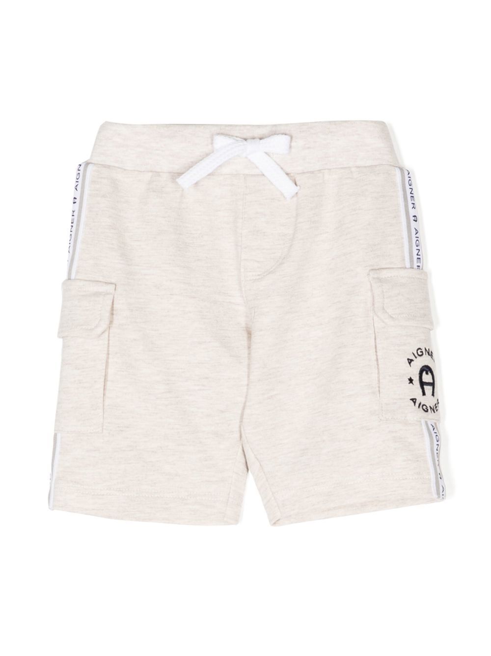 Aigner Kids Shorts mit Logo-Stickerei - Nude von Aigner Kids