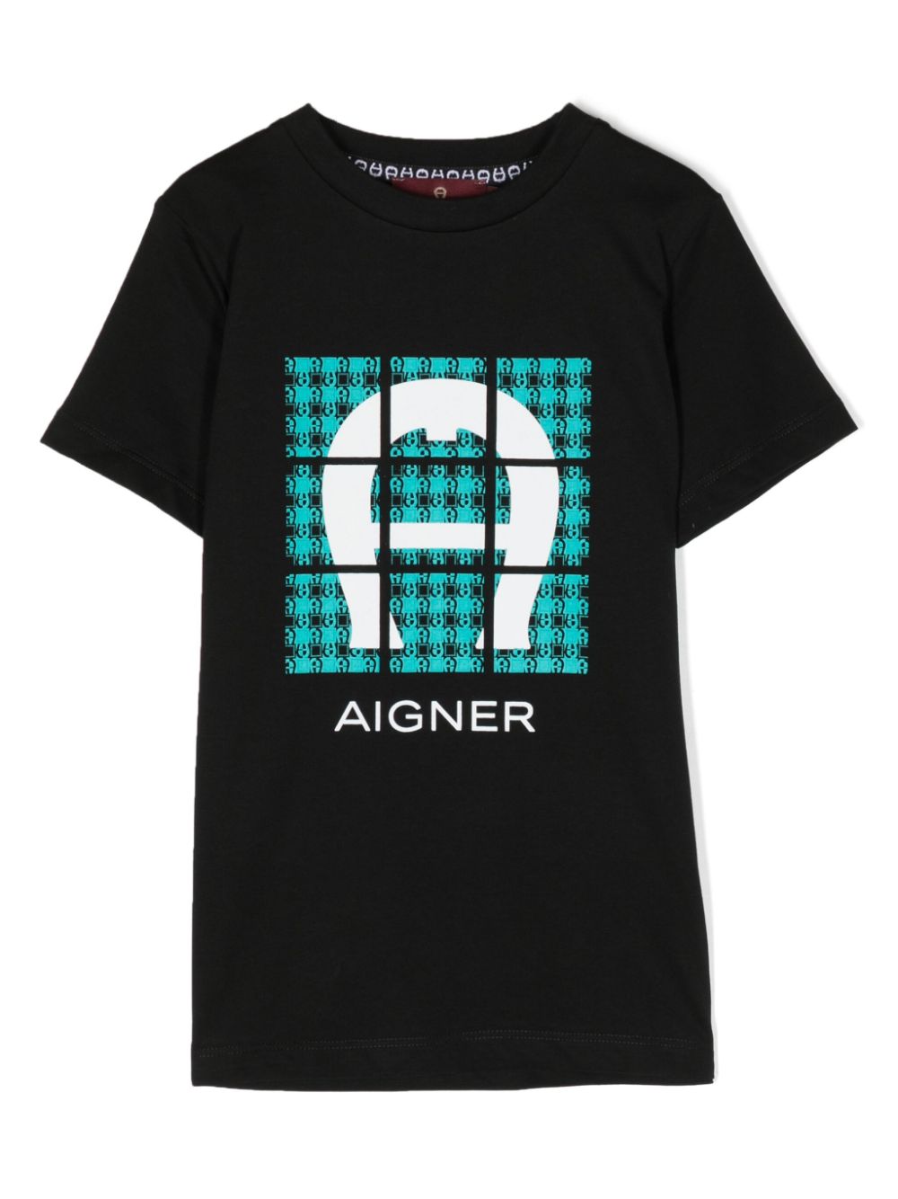 Aigner Kids T-Shirt mit grafischem Print - Schwarz von Aigner Kids