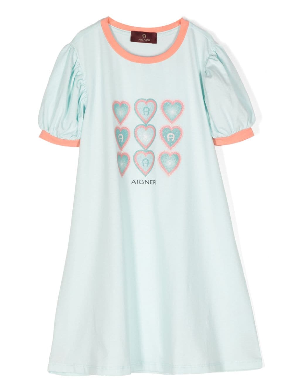 Aigner Kids Kleid mit grafischem Print - Blau von Aigner Kids