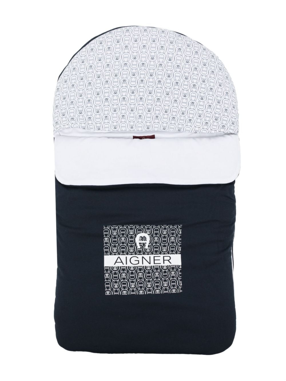 Aigner Kids Pima-Baumwoll-Schlafsack mit Logo-Print - Blau von Aigner Kids