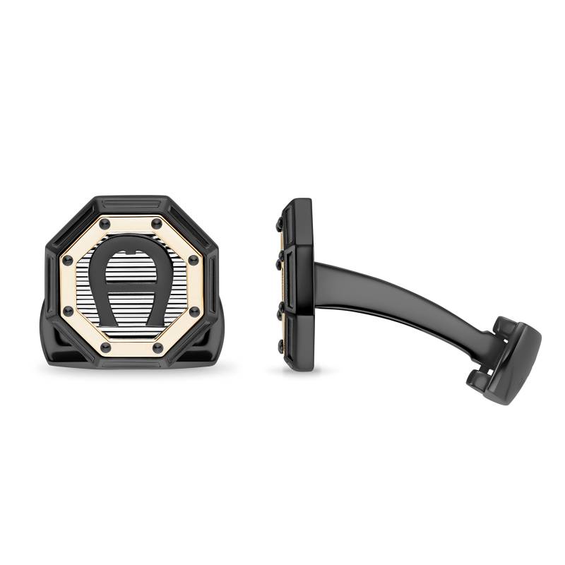 Aigner ADRIANO Manschettenknöpfe Gun Metal Black von Aigner