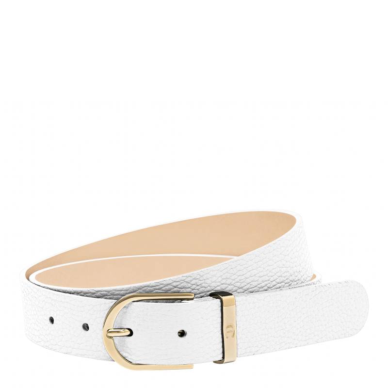 Aigner Casual Gürtel 3 cm weiß von Aigner