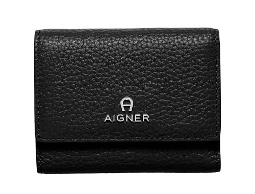 Aigner Geldbörse Ivy, Schwarz/Silber von Aigner