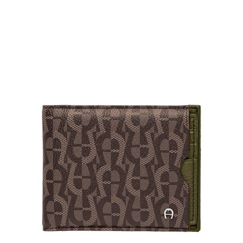 Aigner Icon Cover Geldbörse grün von Aigner