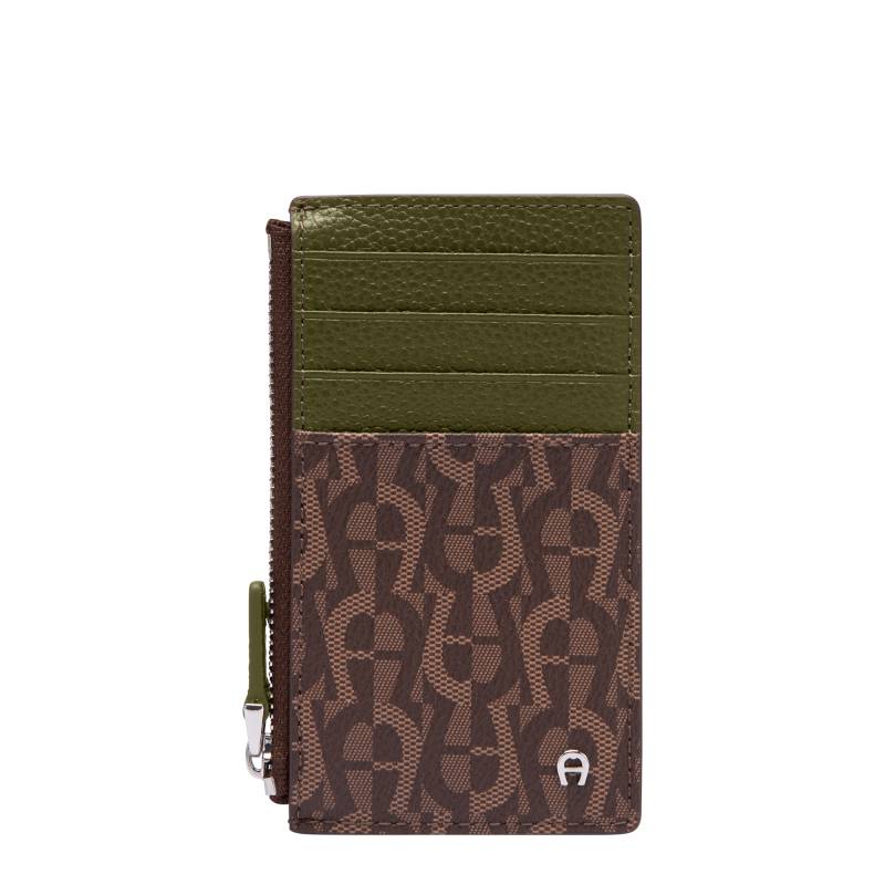 Aigner Icon Cover Kartenetui grün von Aigner