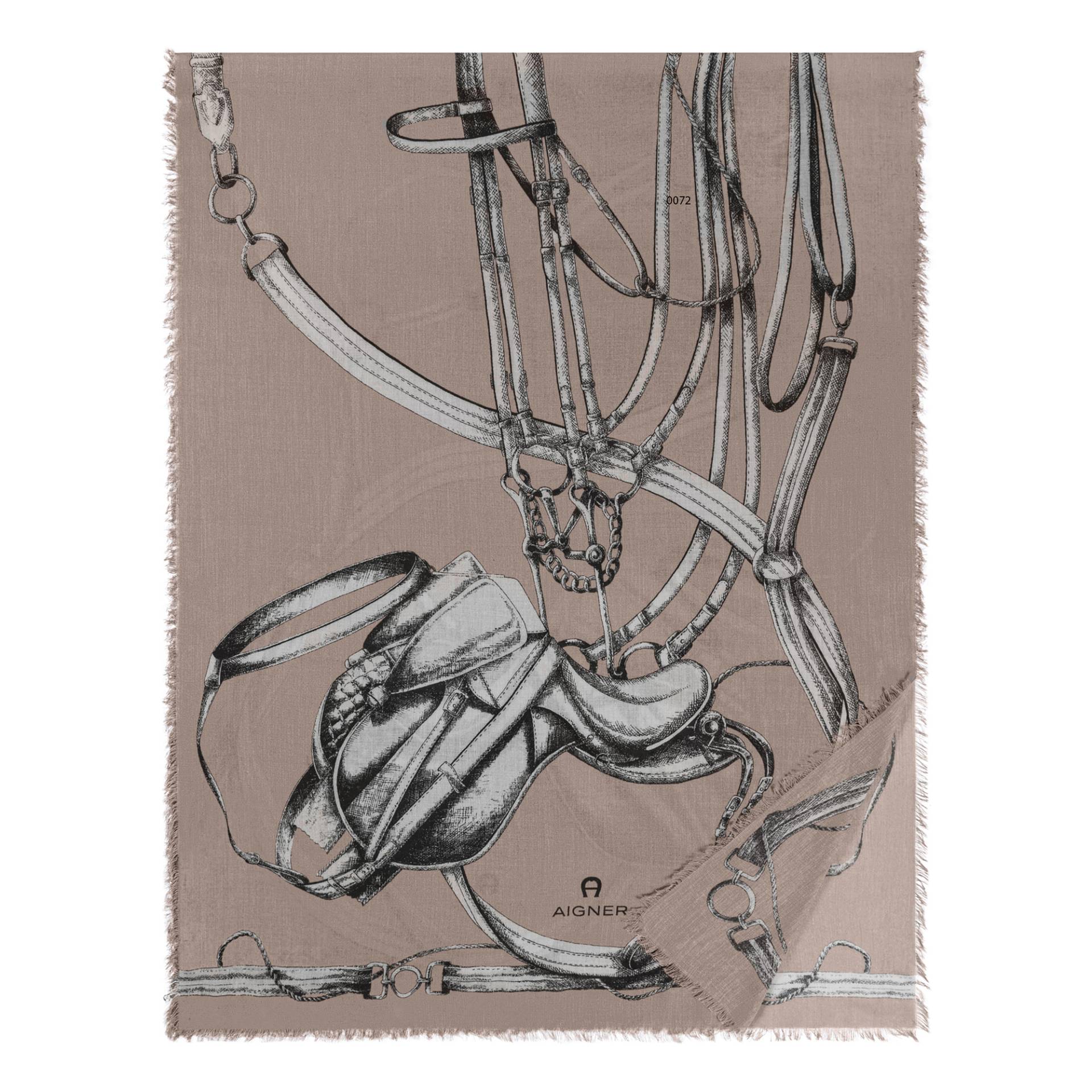 Aigner LOGO Stola M grau von Aigner