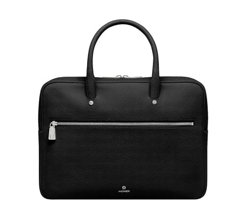 Aigner Laptoptasche/Businessbag Ivy M, Schwarz/Silber von Aigner
