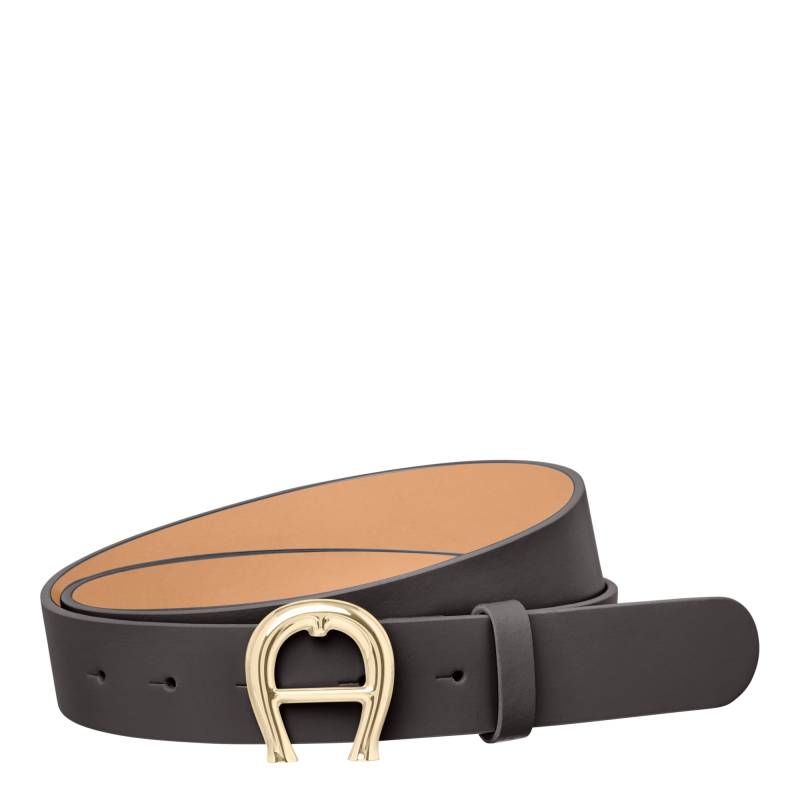 Aigner Logo Gürtel 3 cm braun von Aigner