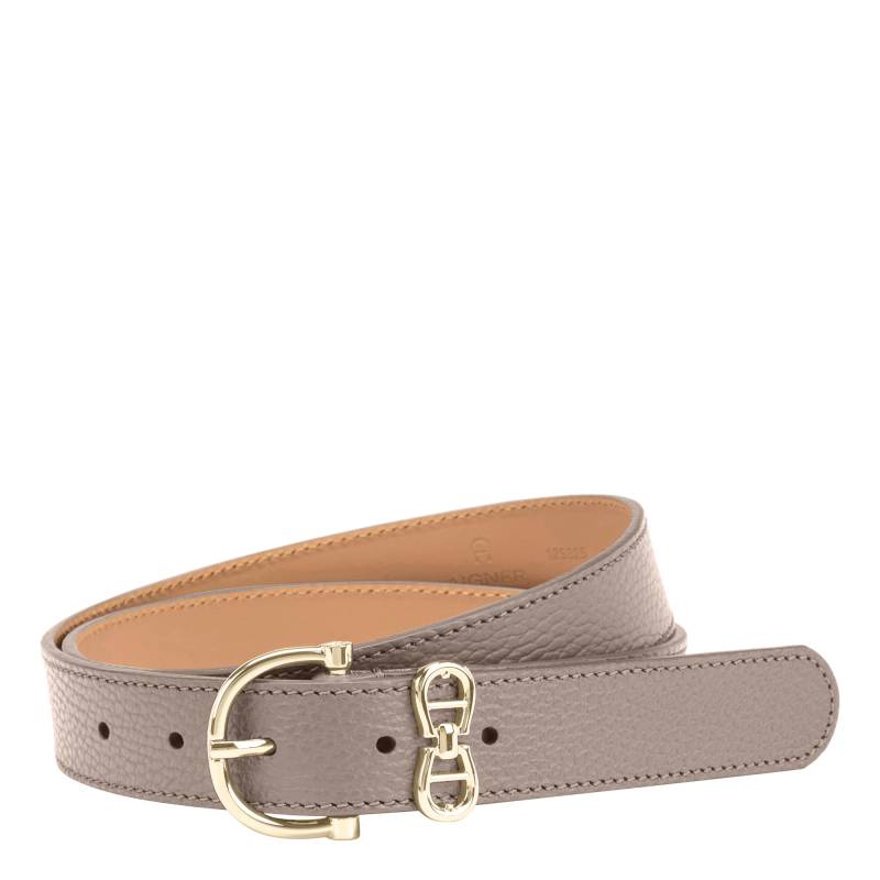 Aigner Logo Gürtel 3 cm grau von Aigner