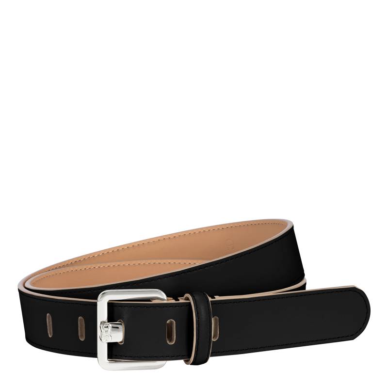 Aigner Logo Gürtel 3 cm schwarz von Aigner