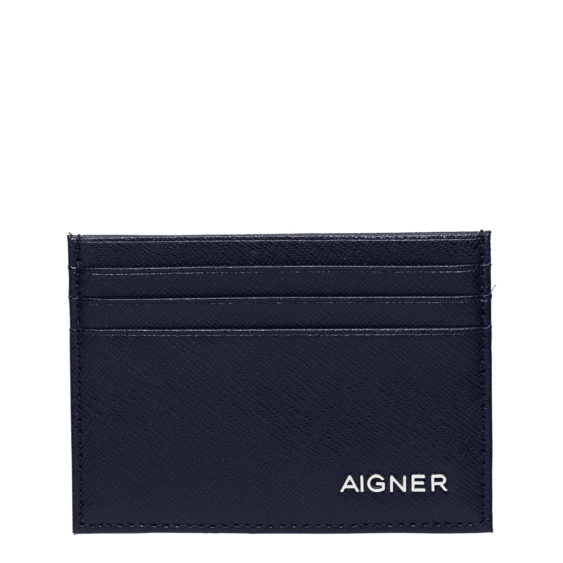 Aigner Saffiano Kartenetui blau von Aigner