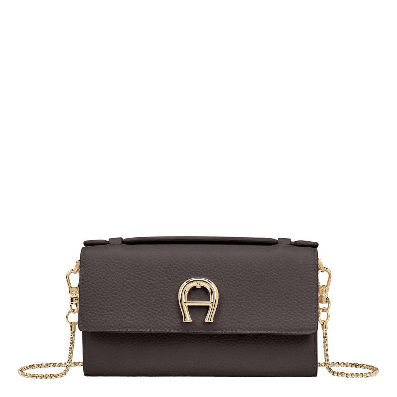 Aigner Wallet on Chain mit Henkel braun von Aigner