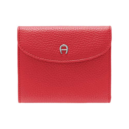 Aigner quadratische Geldbörse Portemonnaie Portmonee - 12x10x2cm (B x H x T) (Burnt red) von Etienne Aigner