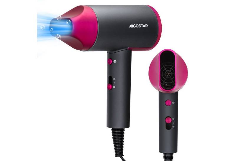 Aigostar Haartrockner 2200W Ionen Föhn, 2 Geschwindigkeiten, 3 Heizstufen, Schnell Trocknen, 2200,00 W, Negative Ion Technologie, doppelten Schutz gegen Überhitzung Aigostar Haartrockner 2200W Ionen Föhn, 2 Geschwindigkeiten, 3 Heizstufen, Schnell Trocknen, 2200,00 W, Negative Ion Technologie, doppelten Schutz gegen Überhitzung von Aigostar