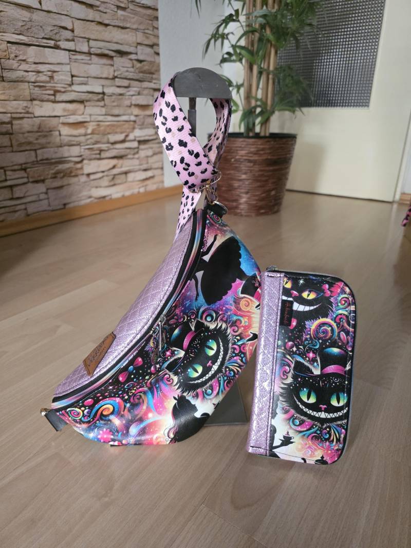 Bauchtasche+Umlaufenden Reißverschluss Geldbörse von AihandmadeDesign