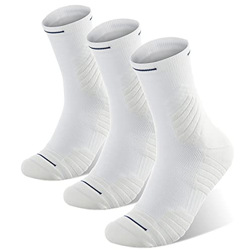 Aihygge Wandersocken | Sportsocken | Laufsocken | Funktionssocken | Kompression Fitness Sport Socken Outdoorsocken | Trekkingsocken | aus Baumwolle für Damen Herren | Sommer & Winter L 3paar von Aihygge