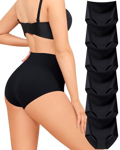 Aijolen Nahtlos Slips Unterhosen Damen Hohe Taille Bequeme High Waist Seamless Slip No Show Unterwäsche Frauen Atmungsaktiv Hipster Panties Taillenslip Schlüpfer Mehrpack 6 Aijolen Nahtlos Slips Unterhosen Damen Hohe Taille Bequeme High Waist Seamless Slip No Show Unterwäsche Frauen Atmungsaktiv Hipster Panties Taillenslip Schlüpfer Mehrpack 6 von Aijolen