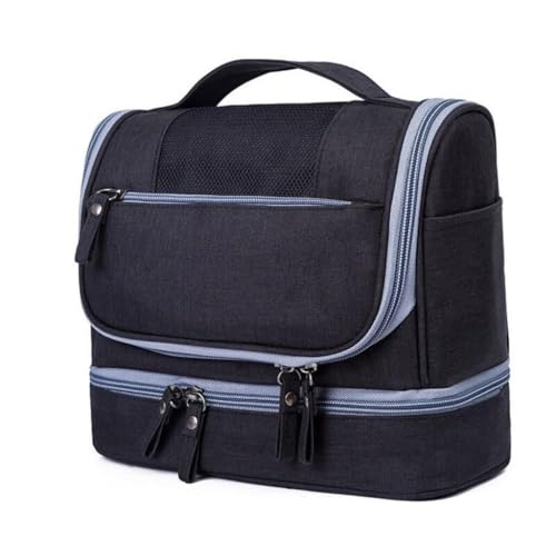 Aikimfuly Multifunktionale tragbare Make-up-Tasche – wasserdichter Kosmetik-Organizer für Reisen und den Außenbereich, Trocken- und Nass-Trennung von Aikimfuly