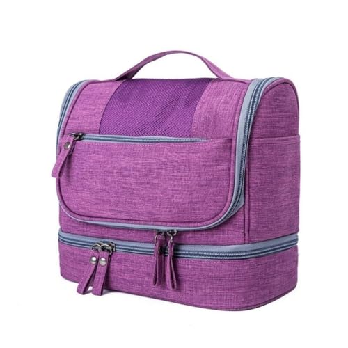 Aikimfuly Multifunktionale tragbare Make-up-Tasche – wasserdichter Kosmetik-Organizer für Reisen und den Außenbereich, einfarbig, Einheitsgröße von Aikimfuly