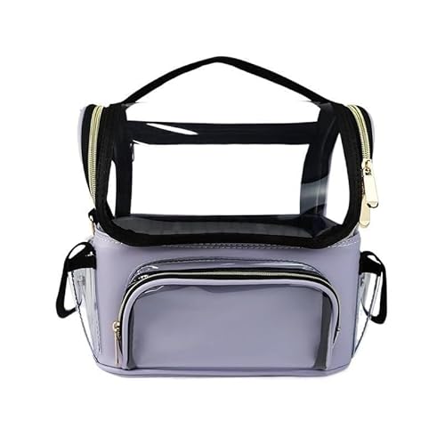 Aikimfuly Tragbare Make-up-Tasche – großes Fassungsvermögen, transparenter Kosmetik-Organizer für Reisen und Hautpflege von Aikimfuly