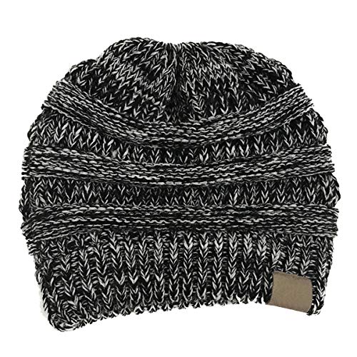 Altartar Damen Gestrickt verdicken Hut Mit Zöpfen Loch Loop Strickschal Mädchen Strickmütze Wintermütze von Altartar