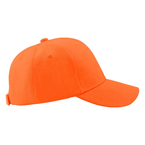 Aikowener Herren Kappe Baseball Cap,Sommer Unisex Baseballhute Outdoor Verstellbar Erwachsenen Basecap Classic Sport Hüte Sonnenschutz Guard Mütze (Orange, One Size) von Aikowener