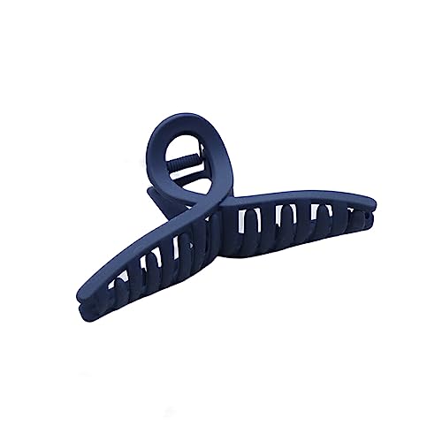 Ailan Frauen Haarkralle Clip Party Girl Mode Haarnadel Damen Reisen Wandern Haarspangen Klemme Kopfbedeckung Haare Geburtstagsgeschenk, Navy blau von Ailan