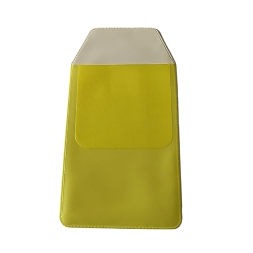 Ailan Taschen Stift Organizer für Bequeme und effiziente Aufbewahrung, PVC Stifttasche, neu gestaltete Struktur, anpassbares Geschenk, Gelb leiterförmig von Ailan