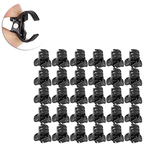 SCHWARZE STARKE MINI-CLIPS HAARACCESSOIRES PARTY BABY FRAUEN DAME 100 STÜCK von Ailgely