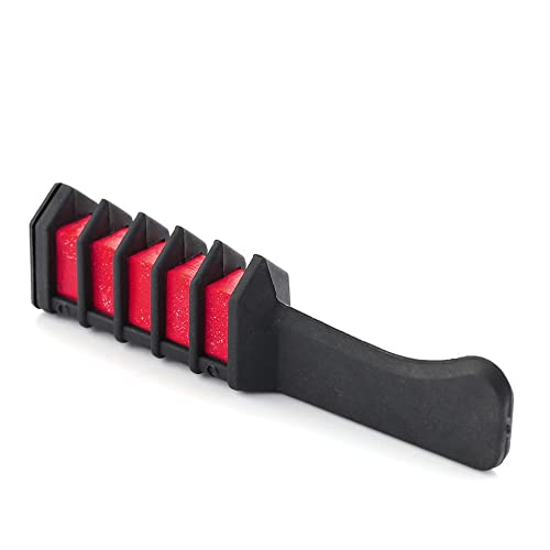 Ailovone Haarkreide Kamm Premium Haarkreide Set Kinder Haarfärbemittel DIY Cosplay Temporäre Färben HaarfarbeKamm für Karneval/Halloween/Weihnachten/Party (rot) von Ailovone