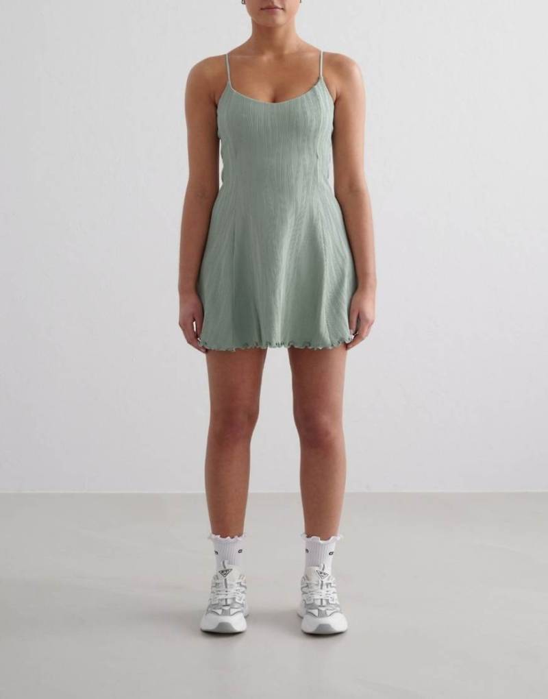 Aim'n - Aqua Tulip - Kleid in Türkis-Blau von Aim'n