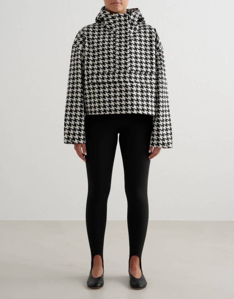 Aim'n - Clay - Wasserdichter Cropped-Anorak mit Pepitamuster-Bunt von Aim'n