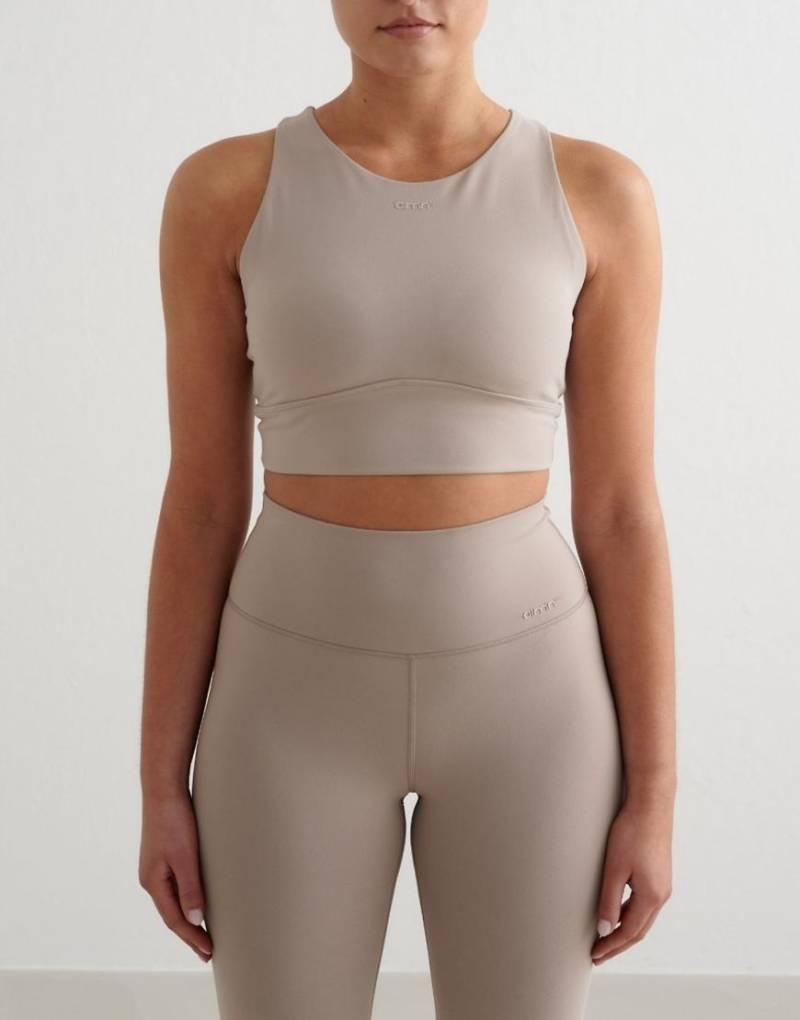 Aim'n Dark - Sense - Sport-BH in dunklem Ton-Beige-Neutral von Aim'n