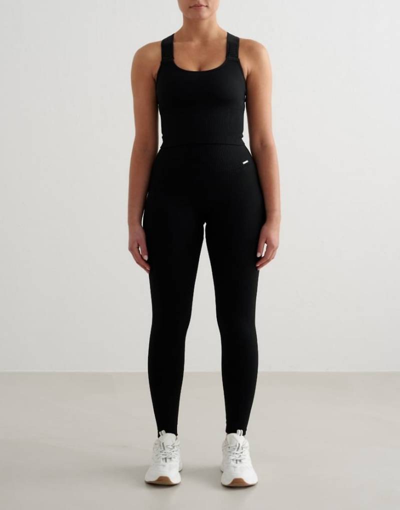 Aim'n - Geripptes, nahtloses Bustier in Schwarz mit starker Stützfunktion von Aim'n