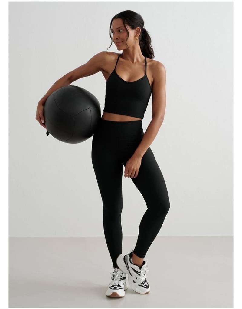 Aim'n - Performance - Gerippte Leggings in Schwarz Aim'n - Performance - Gerippte Leggings in Schwarz von Aim'n