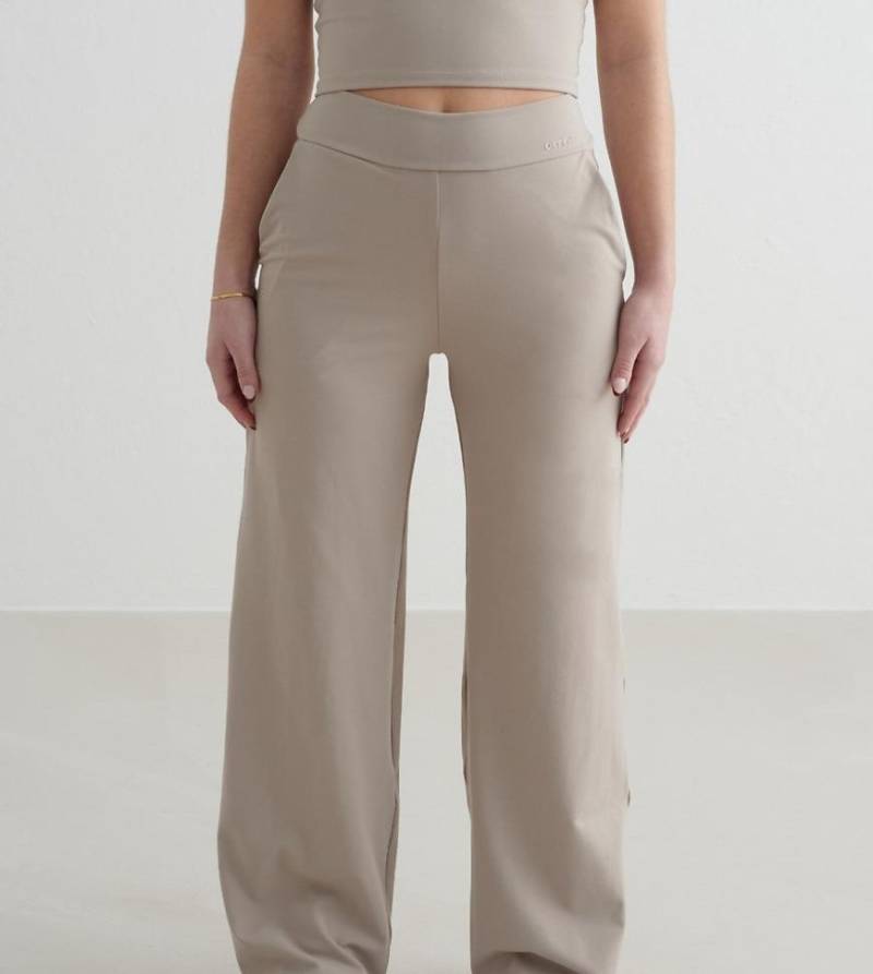 Aim'n Petite - Sense - Weite Hose in Lehm-Beige-Neutral von Aim'n