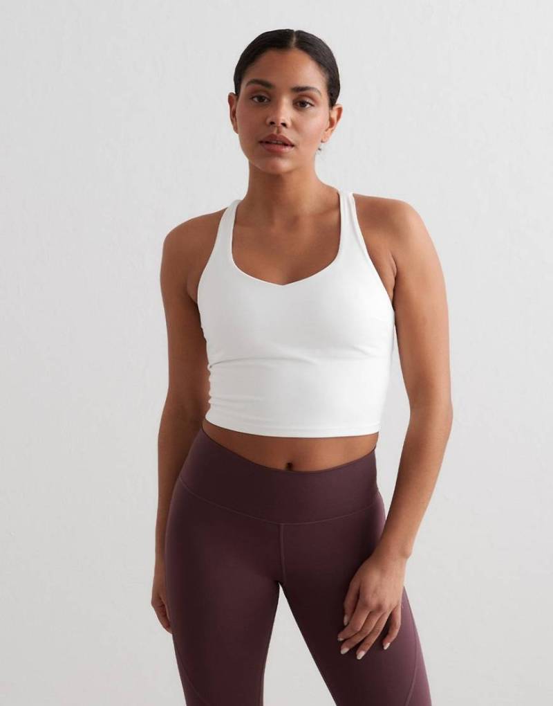 Aim'n - Sculpting Strappy - Bustier in Weiß mit Trägern von Aim'n