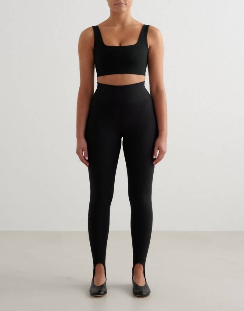 Aim'n - Sense - Leggings in Schwarz mit Steg von Aim'n