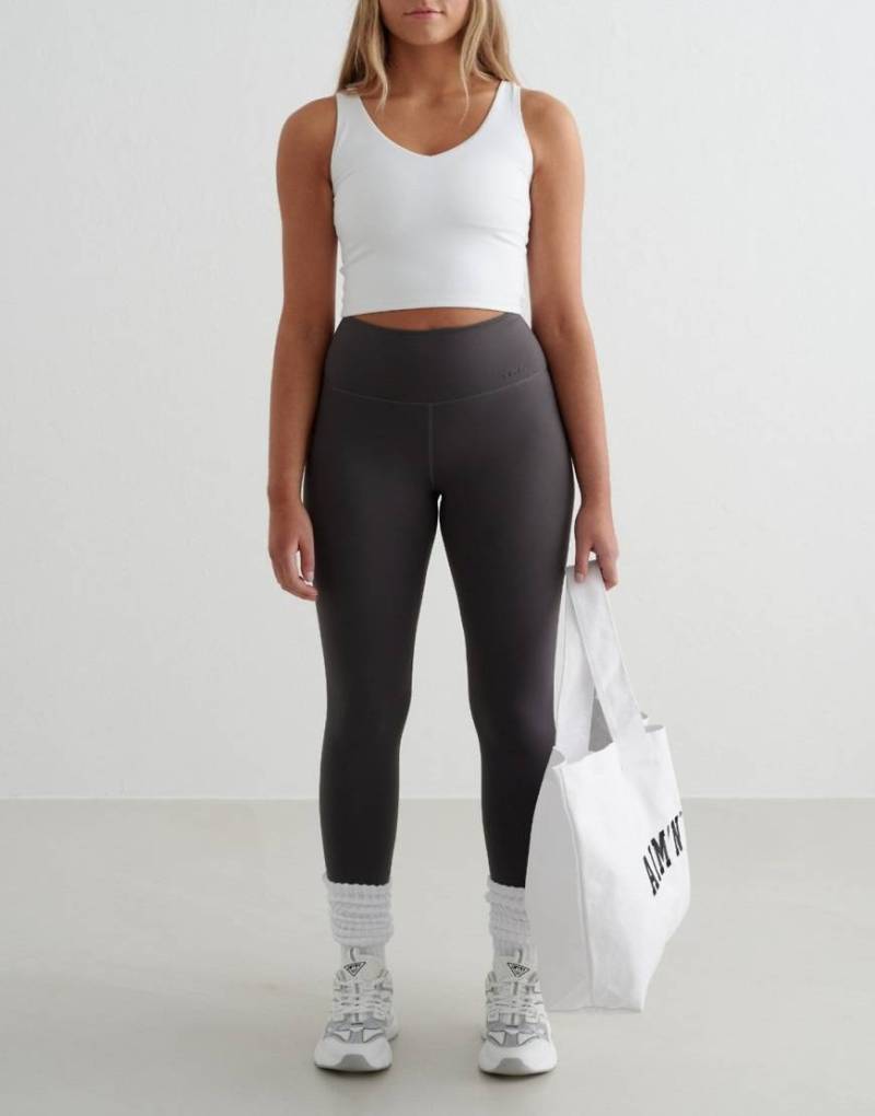 Aim'n - Sense - Leggings in Shadow-Grau von Aim'n