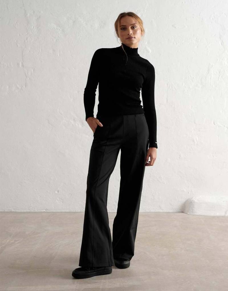 Aim'n - Wärmende Hose in Schwarz mit Biesen von Aim'n