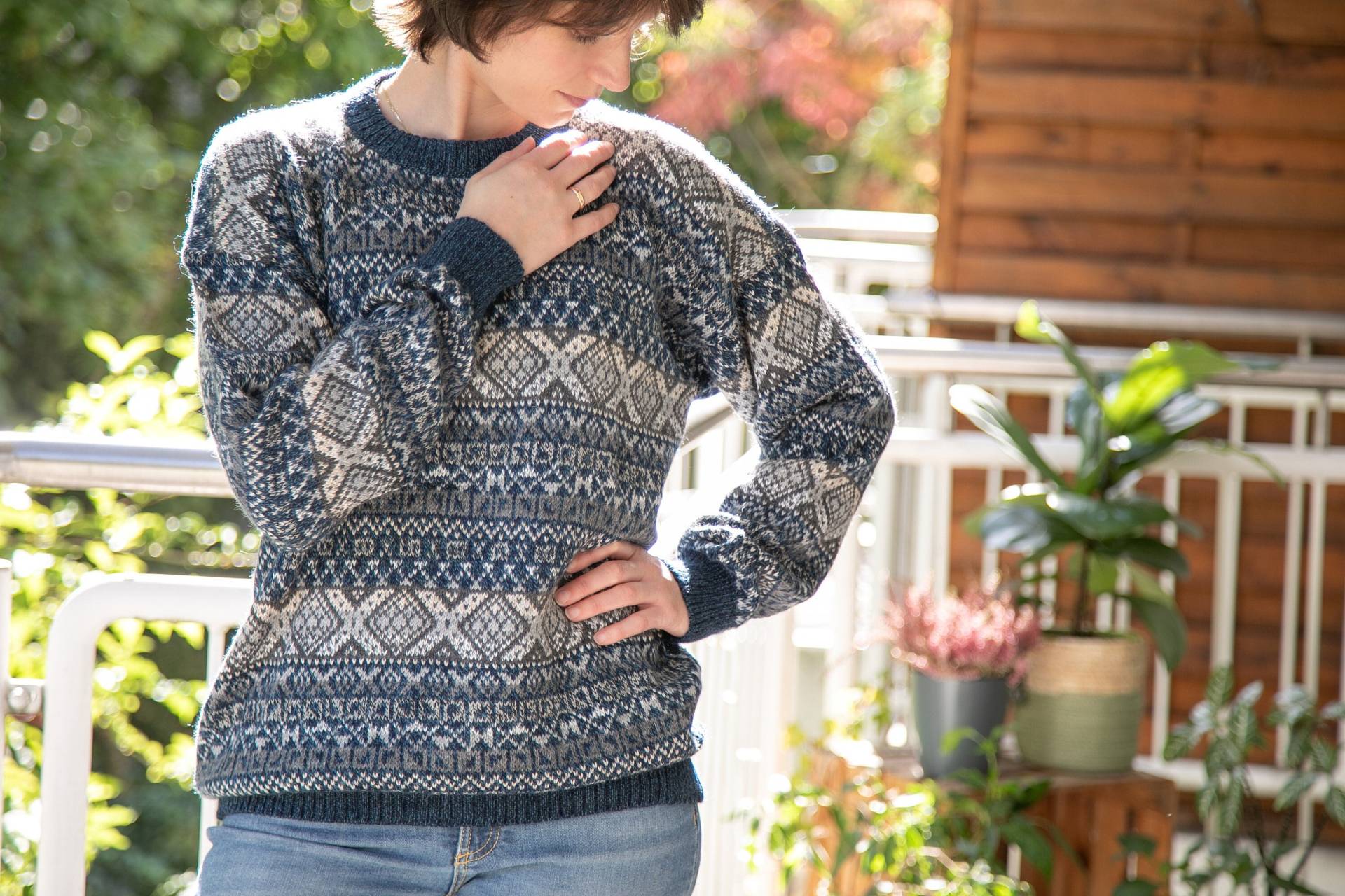 Alpaka Pullover | Bunter Strickpullover, Oversize Pulli Winterpulli Warmer Pullover, Warmer Geschenke Für Frauen von AimaraDesign