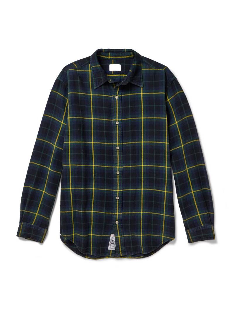 Aimé Leon Dore - Checked Cotton-Flannel Shirt - Men - Blue - L von Aimé Leon Dore