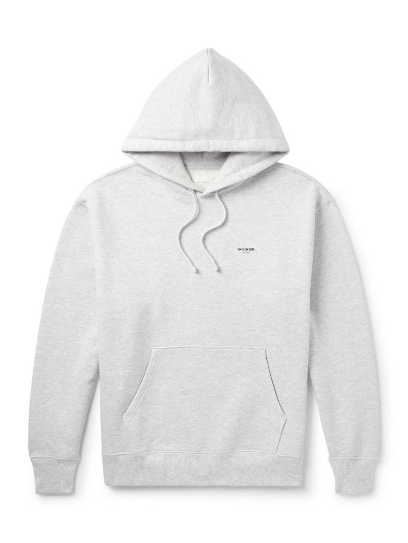 Aimé Leon Dore - Logo-Print Cotton-Jersey Hoodie - Men - Gray - S Aimé Leon Dore - Logo-Print Cotton-Jersey Hoodie - Men - Gray - S von Aimé Leon Dore