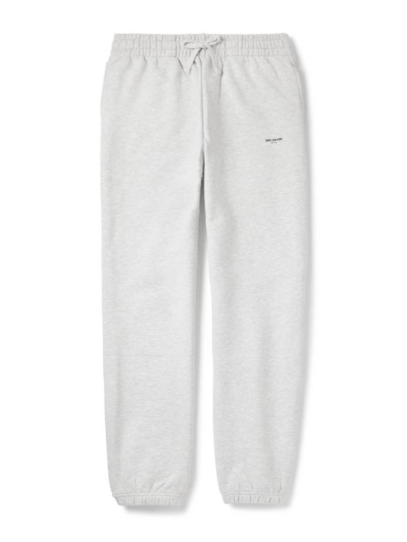 Aimé Leon Dore - Straight-Leg Logo-Print Cotton-Jersey Sweatpants - Men - Gray - XL von Aimé Leon Dore