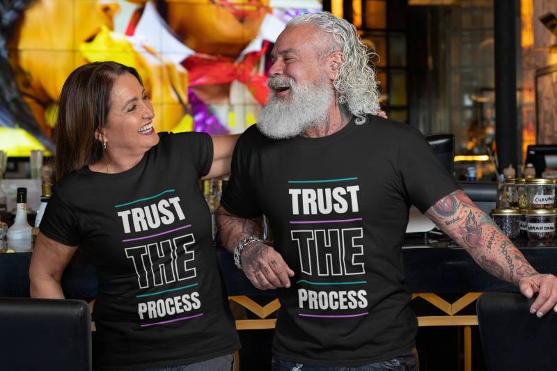Trust The Process T-Shirt | Sucht Genesen Geschenk von AimingForRecovery
