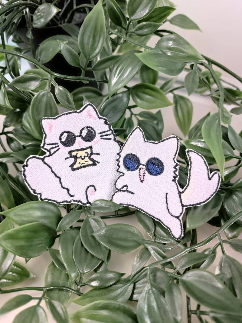 Gojo Cats Embroidery Patch -Anime von AimuCloset