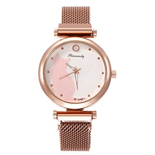 Ainiyo Damen Armbanduhr Uhr Damen Uhren Dame Uhre Damen Armbanduhren Analog Quarz Armband Moderne Schöne Bunt Schmuck Mädchen Freundin Frauen Mama von Ainiyo