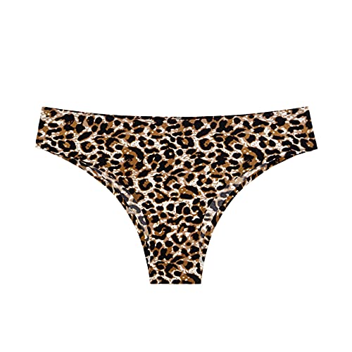 Ainiyo Tanga Slips Damen Hipsters Panties Unterhosen Unterwäsche Dessous Baumwolle Frauen Sexy Leopardenhöschen von Ainiyo